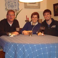 com Jürgen e Christiane