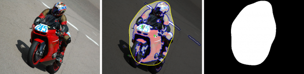 Ursprungsbild, Objekterkennung und Maske