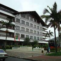 No Centro de Blumenau