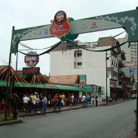No Centro de Blumenau