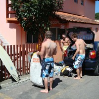 Os surfistas...