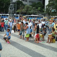 Músicos no Centro