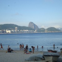 Praia de Copacabana e Pão de Açucar