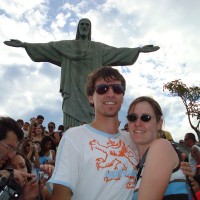 Dany e eu no Corcovado