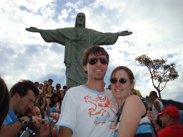 Dany e eu no Corcovado